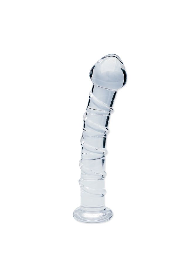 Clarity - Seraphic Spiral - Clear 16 cm Glass Dildo