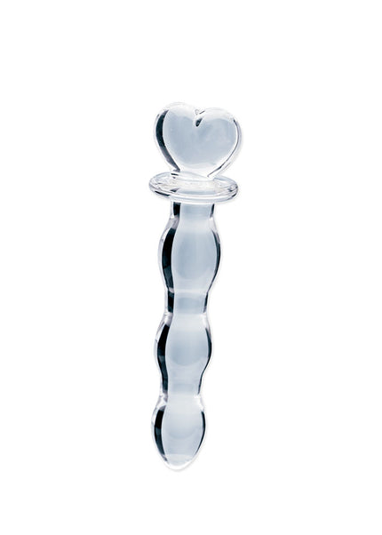 Clarity - Hera's Cascade - Clear 15 cm Glass Dildo