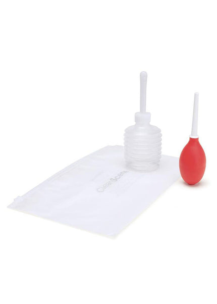 CleanScene 4 Piece Mini Travel Douche with One Way Valve - 60 ml Capacity with Free Travel Douche Included