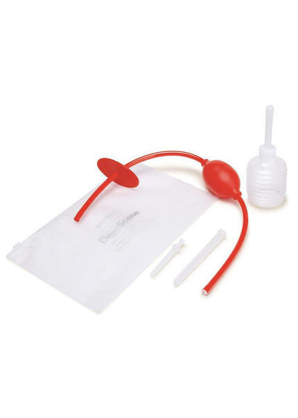 CleanScene 5 Piece Higginson Anal Douche Set - Includes Free Travel Douche Included