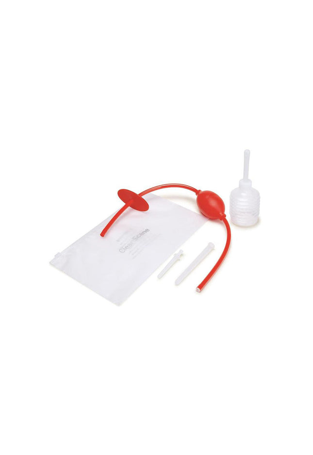 CleanScene 5 Piece Higginson Anal Douche Set - Includes Free Travel Douche Included