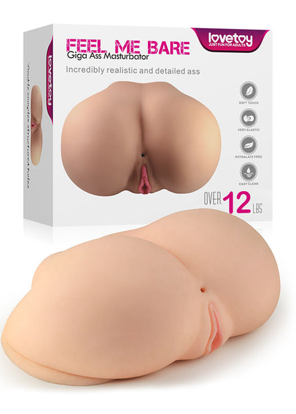 Feel Me Bare Giga Ass Masturbator - Flesh Lifesize Mega Masturbator