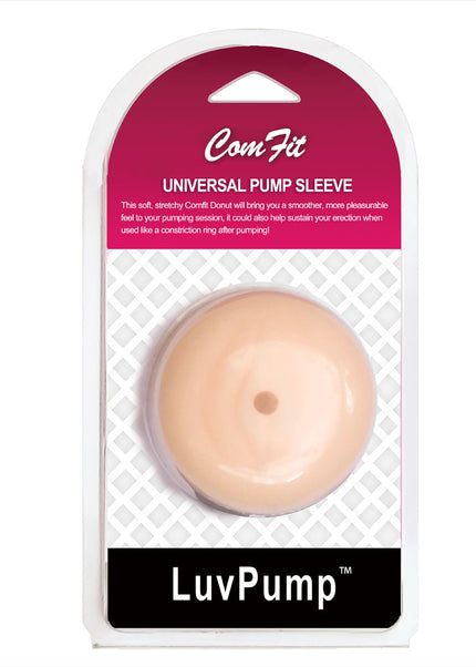 LuvPump ComFit Universal Pump Sleeve - Flesh - Flesh Vagina Universal Penis Pump Sleeve