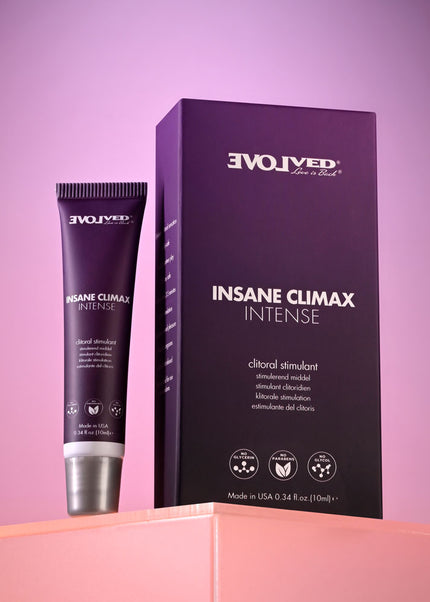 Evolved INSANE CLIMAX - INTENSE - Clitoral Stimulation Gel - 10 ml Tube