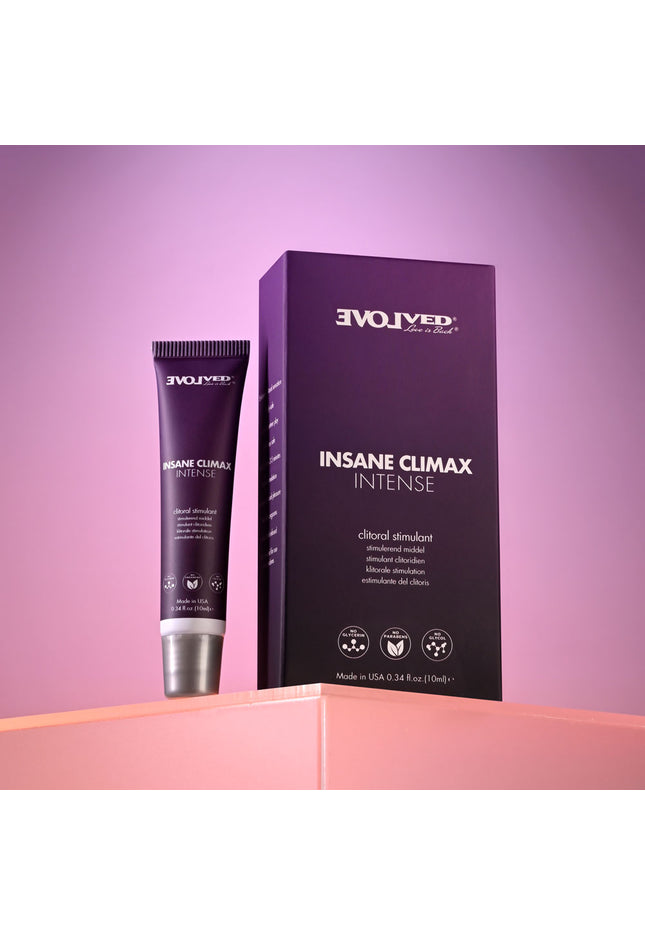 Evolved INSANE CLIMAX - INTENSE - Clitoral Stimulation Gel - 10 ml Tube