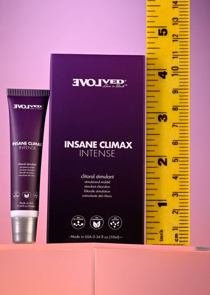 Evolved INSANE CLIMAX - INTENSE - Clitoral Stimulation Gel - 10 ml Tube