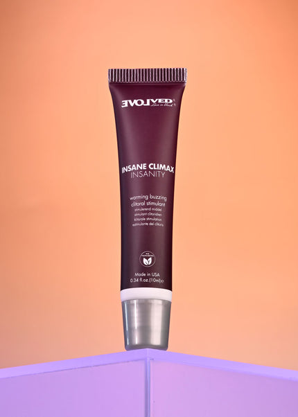 Evolved INSANE CLIMAX - INSANITY - Warming Buzzing Clitoral Stimulation Gel - 10 ml