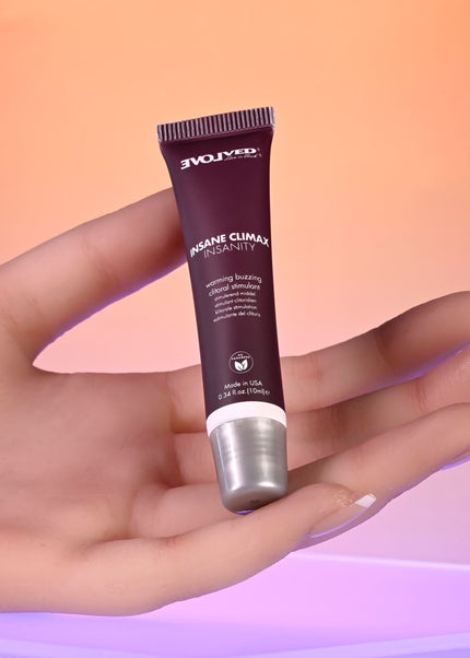 Evolved INSANE CLIMAX - INSANITY - Warming Buzzing Clitoral Stimulation Gel - 10 ml