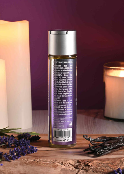 Evolved ANOINT PERFUMERY - Lavender Flower & Vanilla Bean - Lavender Flower & Vanilla Bean Massage Oil - 120 ml Bottle