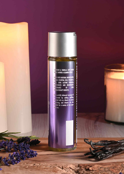 Evolved ANOINT PERFUMERY - Lavender Flower & Vanilla Bean - Lavender Flower & Vanilla Bean Massage Oil - 120 ml Bottle