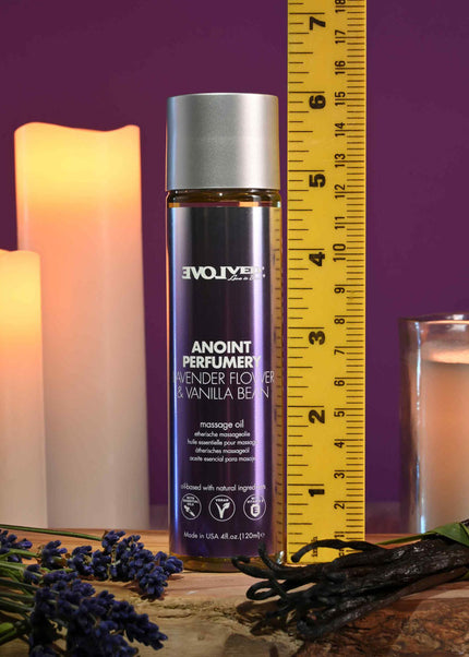 Evolved ANOINT PERFUMERY - Lavender Flower & Vanilla Bean - Lavender Flower & Vanilla Bean Massage Oil - 120 ml Bottle