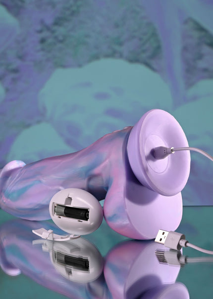 Evolved MYTHICAL - Multicoloured 22.6 cm USB Rechargeable Vibrating Fantasy Dildo with Remote