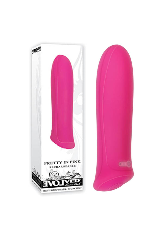 Pretty In Pink - Pink 8.6 cm (3.4'') USB Rechargeable Bullet