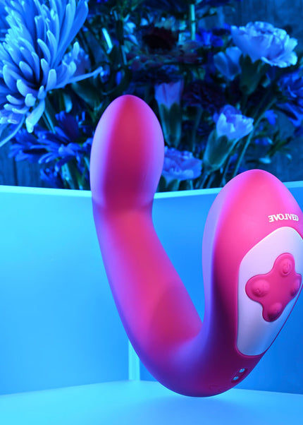Evolved BUCK WILD - Pink USB Rechargeable Flicking Vibrator
