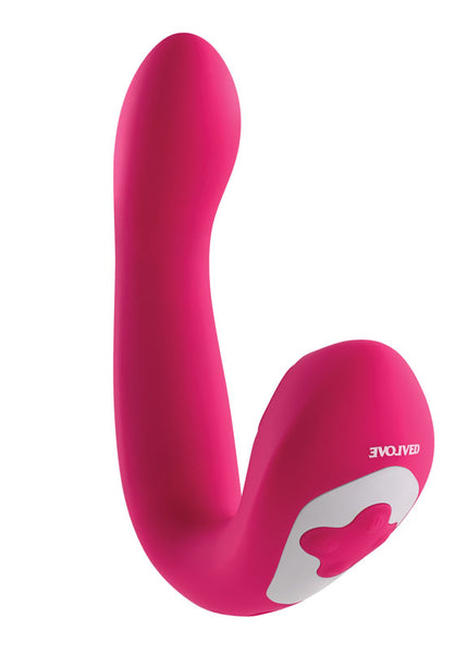 Evolved BUCK WILD - Pink USB Rechargeable Flicking Vibrator