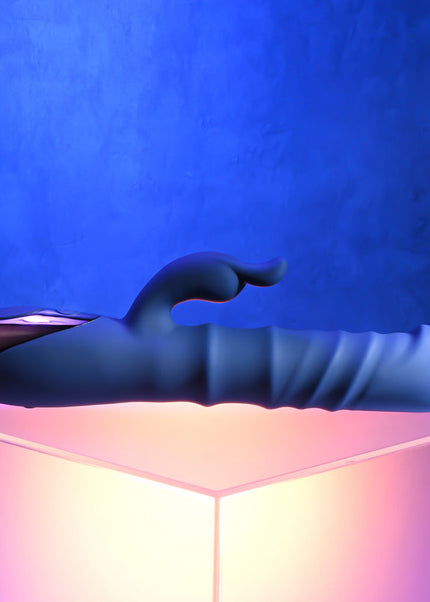 Evolved The Ringer - Blue 23.8 cm USB Rechargeable Rabbit Vibrator