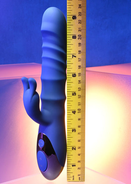 Evolved The Ringer - Blue 23.8 cm USB Rechargeable Rabbit Vibrator