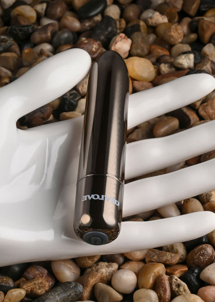 Evolved REAL SIMPLE - Black Chrome 10 cm USB Rechargeable Bullet