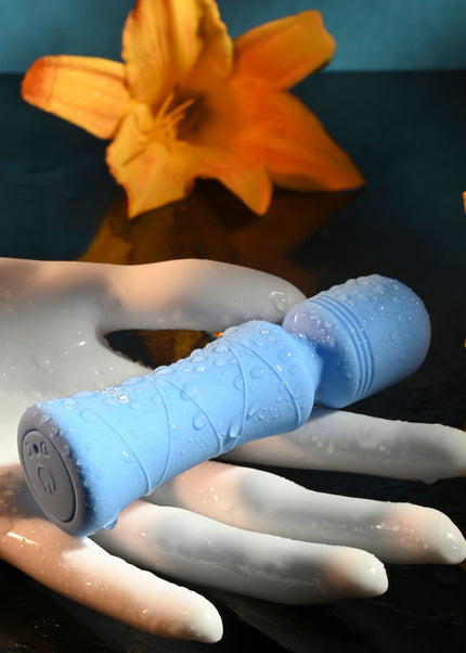 Evolved Out Of The Blue - Blue 10.5 cm USB Rechargeable Mini Massager Wand