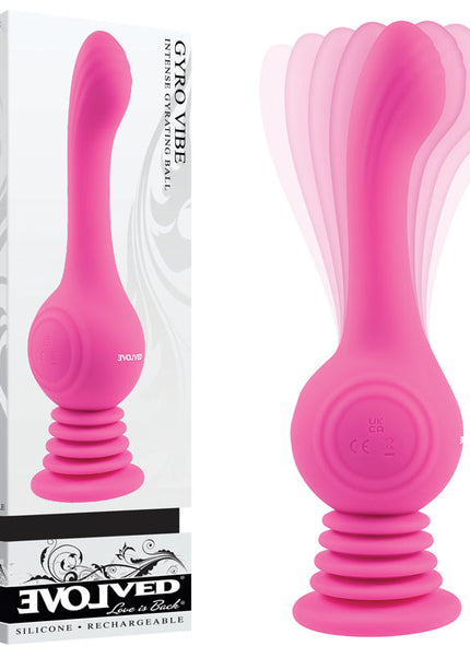 Evolved GYRO VIBE - Pink 24.8 cm USB Rechargeable Super Vibrator