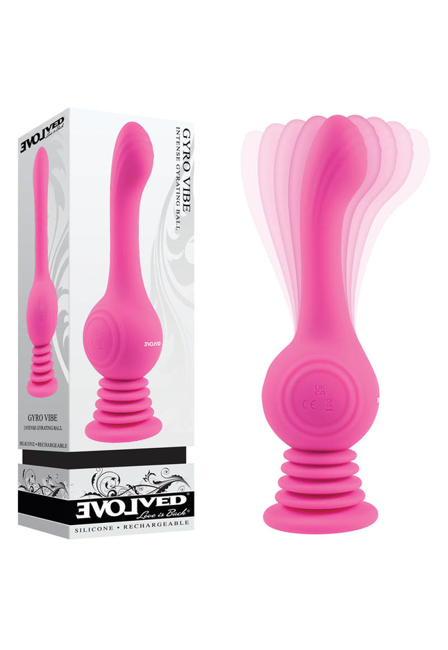Evolved GYRO VIBE - Pink 24.8 cm USB Rechargeable Super Vibrator