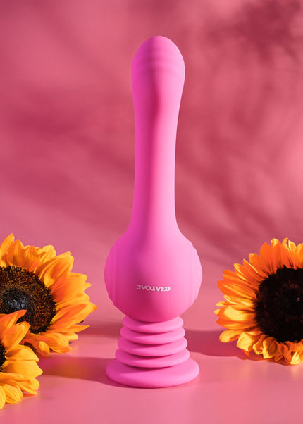 Evolved GYRO VIBE - Pink 24.8 cm USB Rechargeable Super Vibrator
