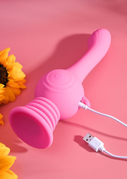Evolved GYRO VIBE - Pink 24.8 cm USB Rechargeable Super Vibrator