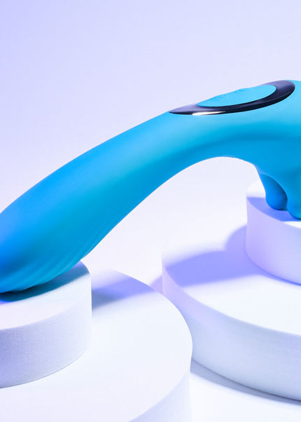 Evolved HEADS OR TAILS - Blue 19.3 cm USB Rechargeable Dual Ended Massager