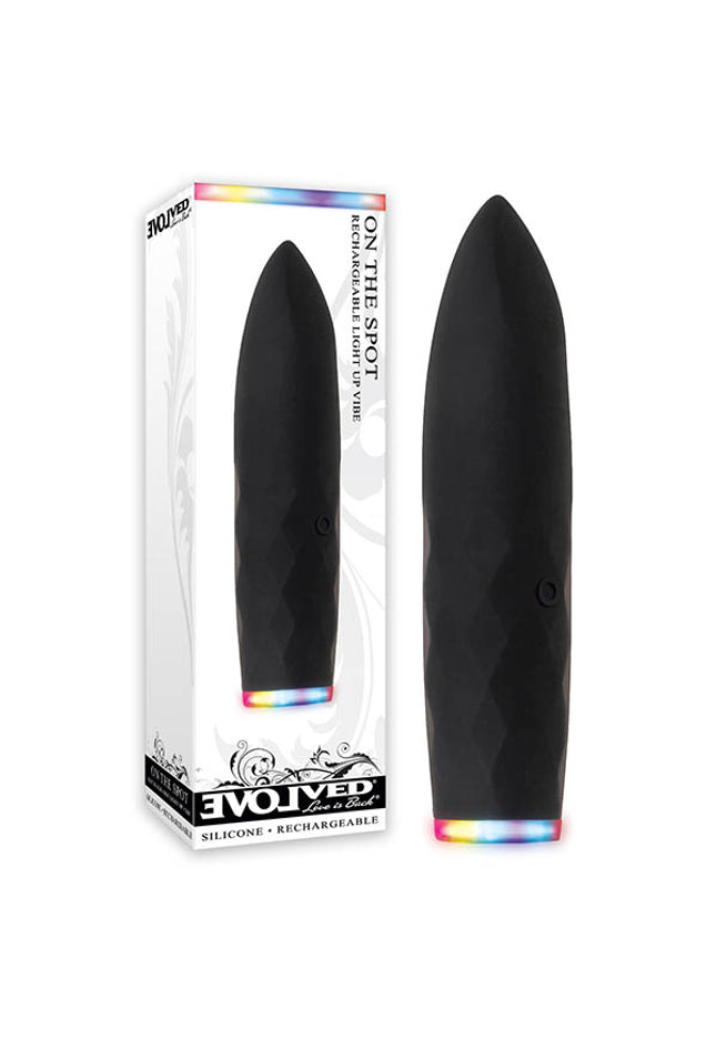 Evolved On The Spot - Black 9.1 cm (3.6'') USB Rechargeable Bullet