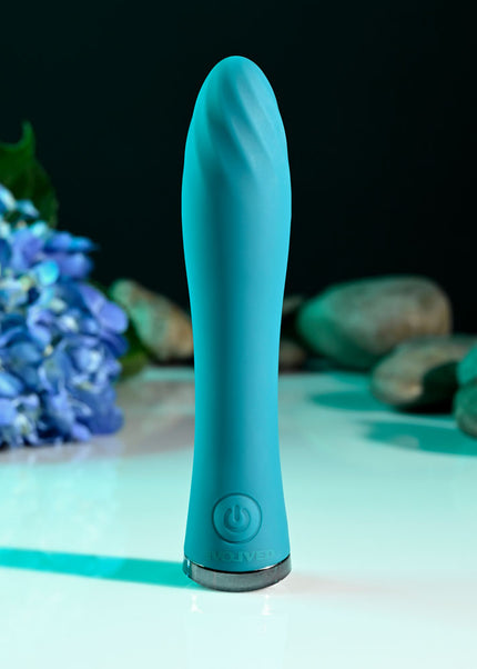 Evolved ULTRA WAVE - Blue 13 cm USB Rechargeable Mini Vibrator