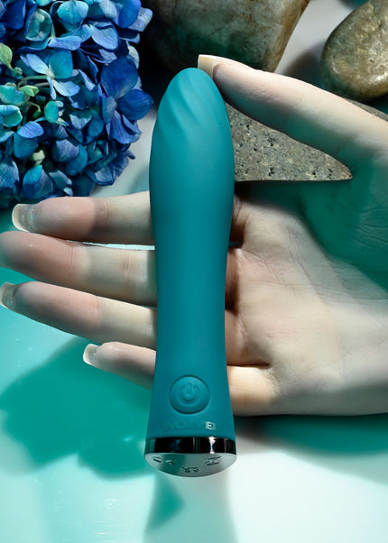 Evolved ULTRA WAVE - Blue 13 cm USB Rechargeable Mini Vibrator
