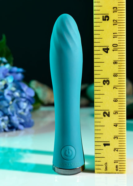 Evolved ULTRA WAVE - Blue 13 cm USB Rechargeable Mini Vibrator
