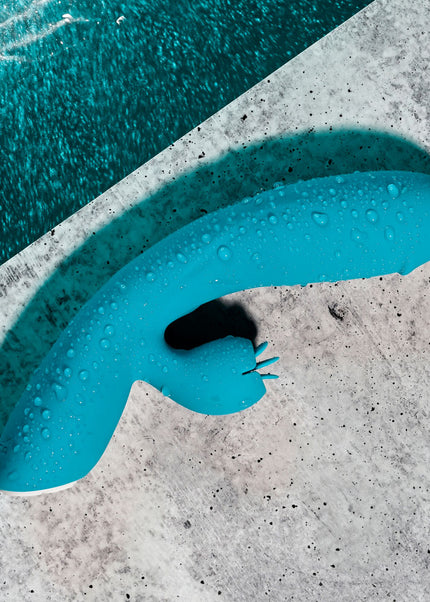 Evolved FIERCE FLICKER - Blue 19.5 cm USB Rechargeable Rabbit Flicker Vibrator