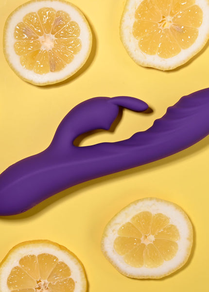 Evolved WAVY RABBIT - Purple 20.6 cm USB Rechargeable Rabbit Vibrator