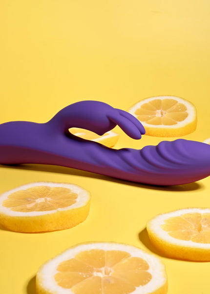 Evolved WAVY RABBIT - Purple 20.6 cm USB Rechargeable Rabbit Vibrator