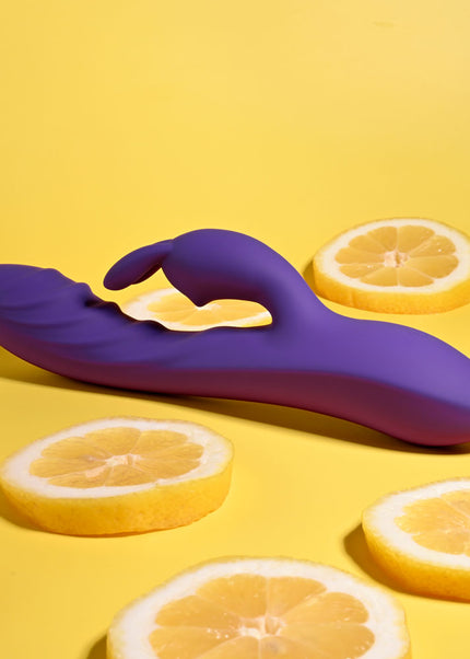 Evolved WAVY RABBIT - Purple 20.6 cm USB Rechargeable Rabbit Vibrator