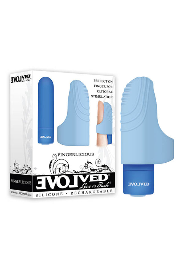 Evolved Fingerlicious - Blue USB Rechargeable Finger Stimulator