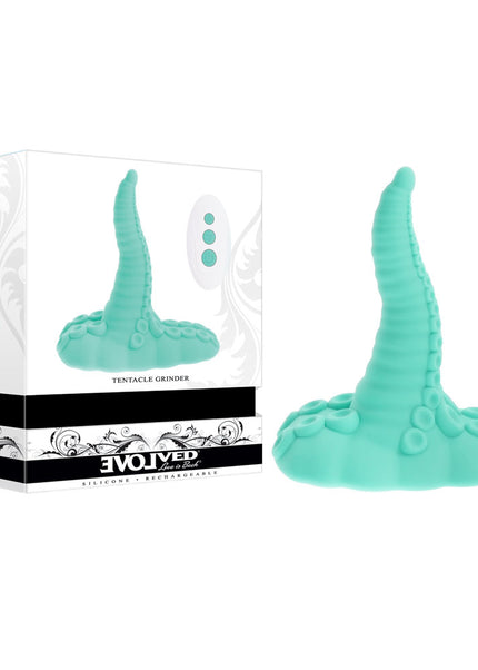 Evolved TENTACLE GRINDER - Green USB Rechargeable Fantasy Grinder Pad with Wireless Remote