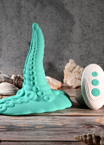 Evolved TENTACLE GRINDER - Green USB Rechargeable Fantasy Grinder Pad with Wireless Remote