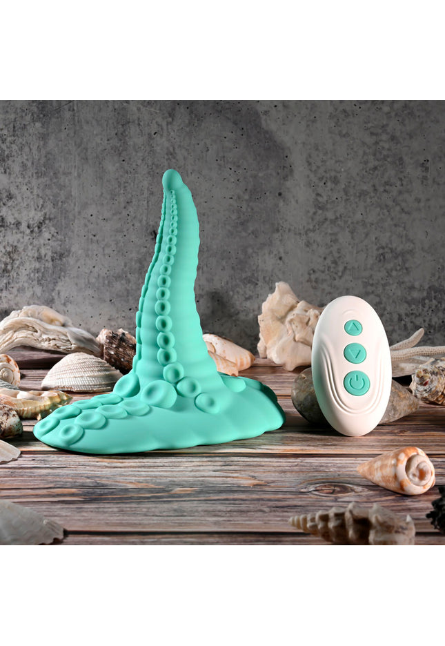 Evolved TENTACLE GRINDER - Green USB Rechargeable Fantasy Grinder Pad with Wireless Remote