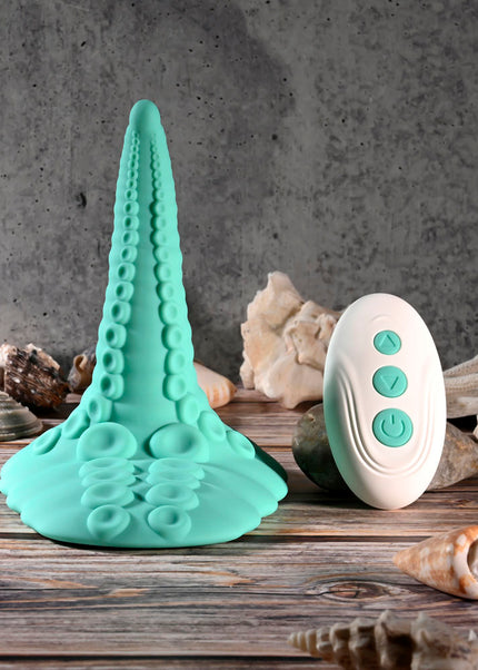 Evolved TENTACLE GRINDER - Green USB Rechargeable Fantasy Grinder Pad with Wireless Remote