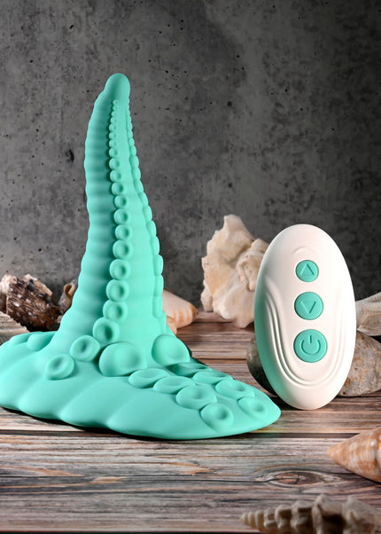 Evolved TENTACLE GRINDER - Green USB Rechargeable Fantasy Grinder Pad with Wireless Remote