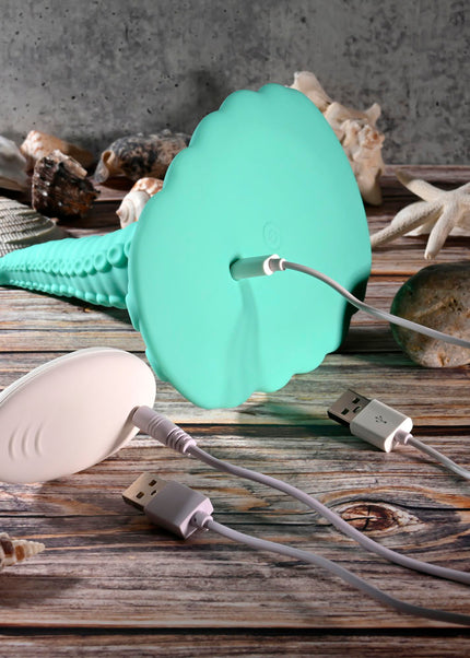 Evolved TENTACLE GRINDER - Green USB Rechargeable Fantasy Grinder Pad with Wireless Remote