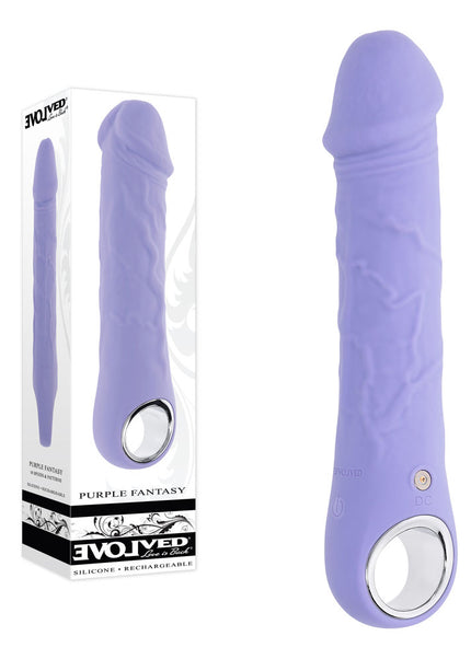 Evolved PURPLE FANTASY - Purple 18.4 cm USB Rechargeable Vibrator