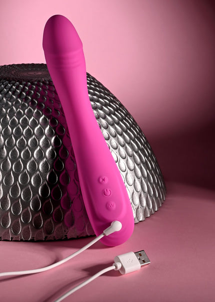 Evolved SUGAR RUSH - Pink 21.6 cm USB Rechargeable Vibrator