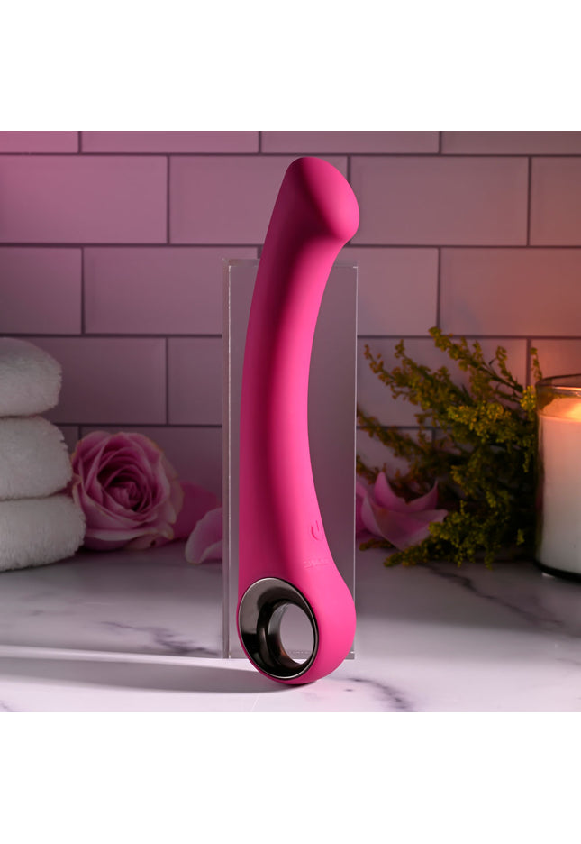Evolved PLEASURE CURVE - Pink 19 cm USB Rechargeable Vibrator