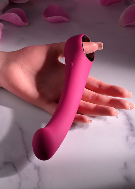 Evolved PLEASURE CURVE - Pink 19 cm USB Rechargeable Vibrator