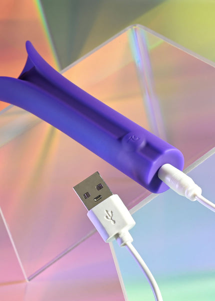 Evolved FULL COVERAGE - Purple 11.9 cm USB Rechargeable Bullet