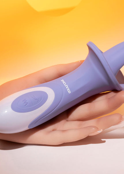 Evolved LIX & KISSES - Purple 18.7 cm USB Rechargeable Flicking Tongue Stimulator