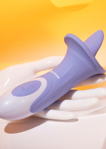 Evolved LIX & KISSES - Purple 18.7 cm USB Rechargeable Flicking Tongue Stimulator
